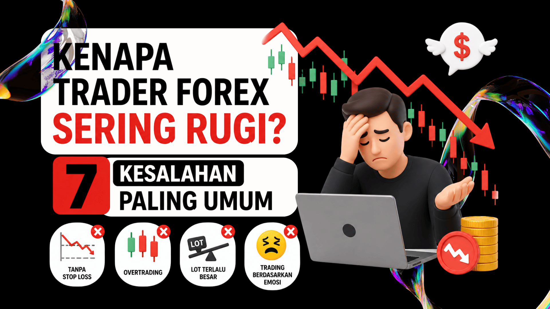 Kenapa Trader Forex Sering Rugi? 7 Kesalahan Paling Umum dan Cara Mengatasinya